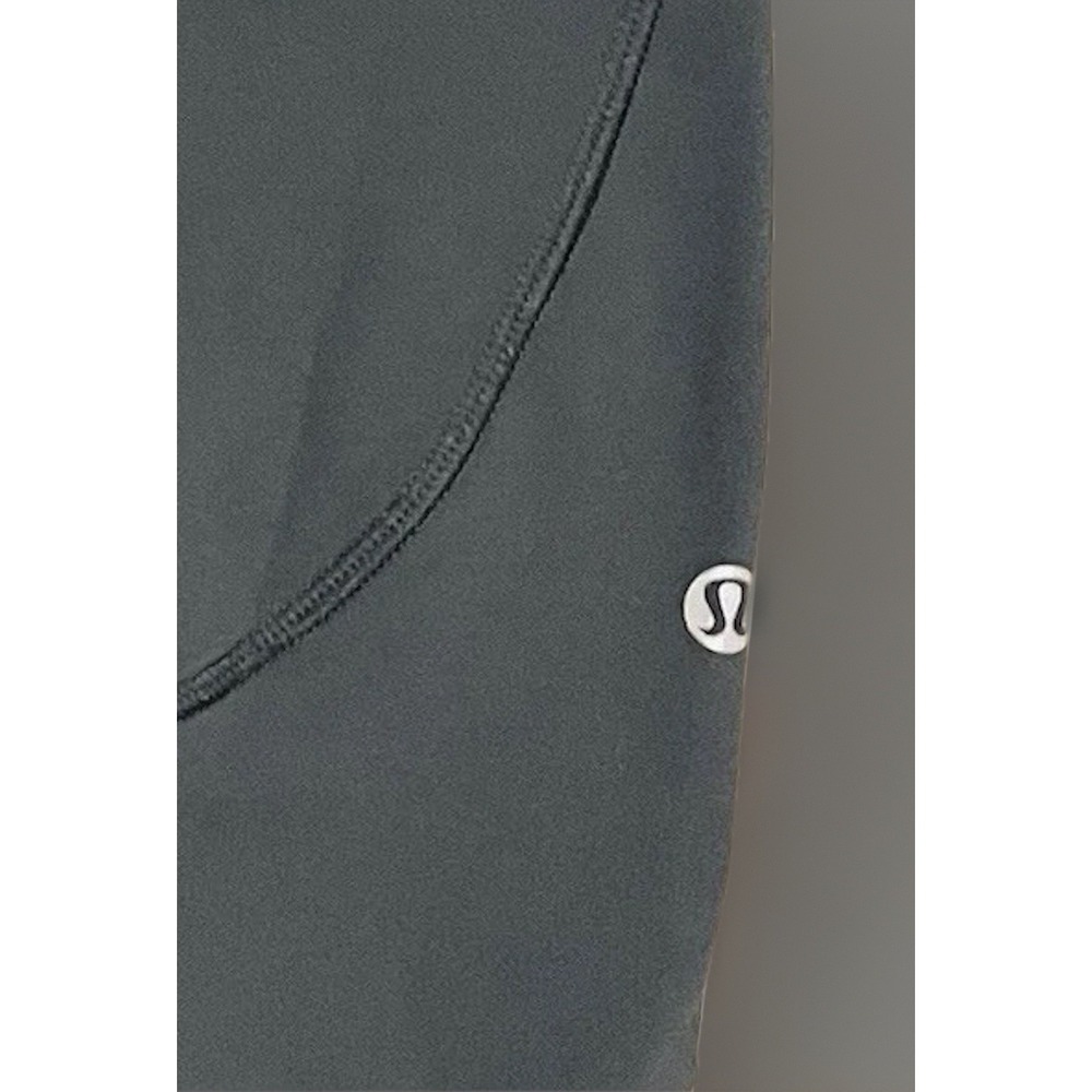 Lululemon Pace Rival Crop Leggings Womens 4 Gray Stretch Mesh Pants Mid Rise - Picture 5 of 5
